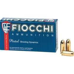 Fiocchi Shooting Dynamics Ammo 357 SIG 124 Grain Full Metal Jacket Ammunition Box of 50