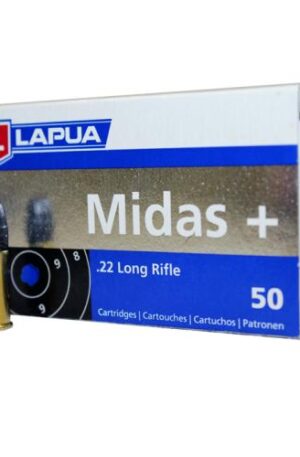 Lapua Midas Plus .22 LR Ammunition 40 Gr LRN 5000 Rnd (100 Boxes)