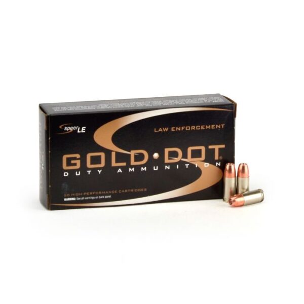 SPEER GOLD DOT 9MM 124 GRAIN +P JHP