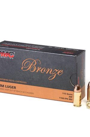 Ammo Inc 9mm 124 Gr Jacketed Hollow Point 20rd Box