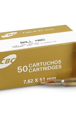 MAGTECH CBC 7.62X51MM AMMO M80 BALL 147 GRAIN FULL METAL JACKET