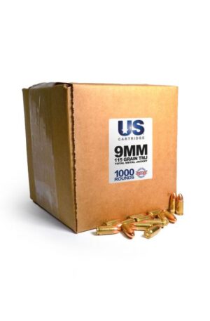 US CARTRIDGE 9MM 115 GRAIN TMJ